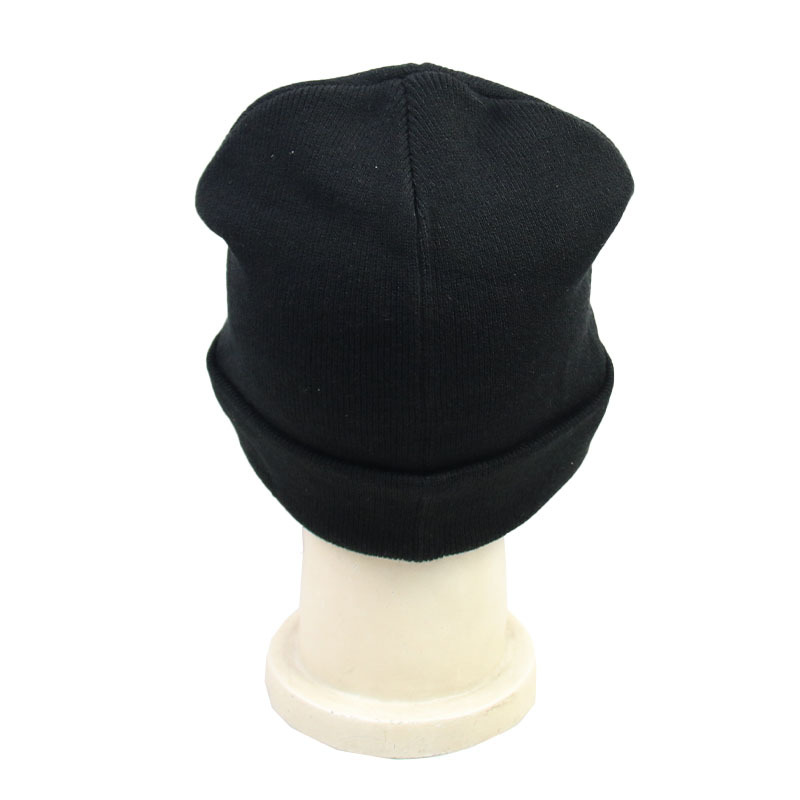 bordado sombrero de lana de cabeza grande personalizado cara pequeña sombrero de otoño y invierno para hombres y mujeres red protector de orejas gorra fría de punto al por mayor image 5