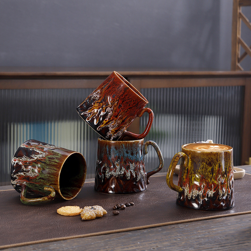 Ceramic large-capacity mug with good looks