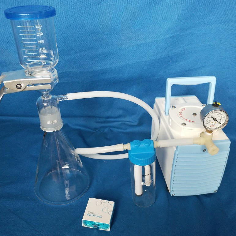 Диафрагменный вакуумный насос Jintang, устройство для фильтрации, 500 мл, 1000 мл, 2000 мл, вакуумный насос GM-0,33A, режущая бутылка