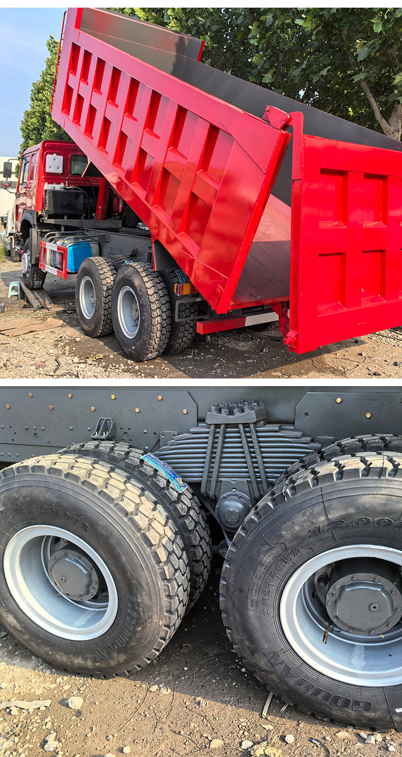 In-Stock Supply of Chinese Heavy-Duty Truck Dump Truck Howo 10-Wheel Dump Engineering Vehicle for Transporting Soil and Gravel