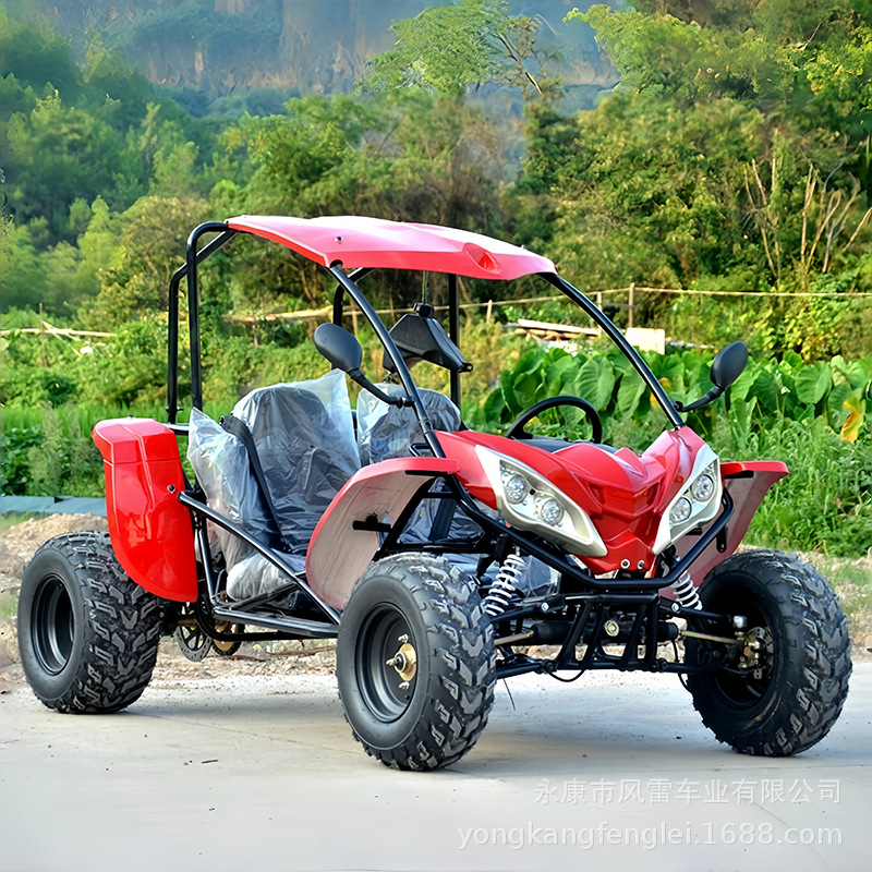 Kart Todoterreno ATV 4x4 de Hierro y Plástico con Transmisión por Eje
