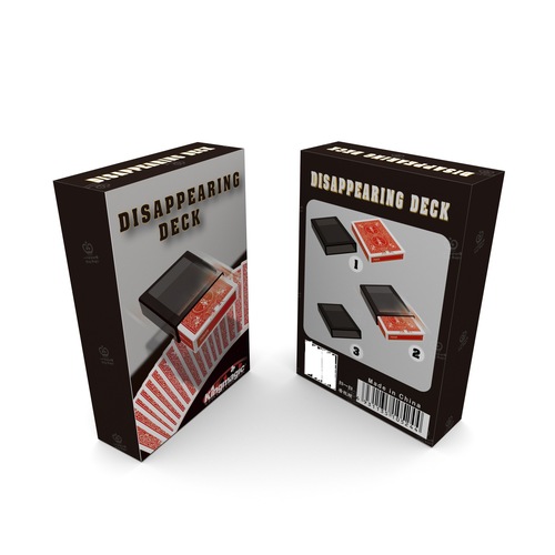 G0524 Poker Invisibility Plastic Version King Magic Poker Box Disappears Magic Props Wholesale