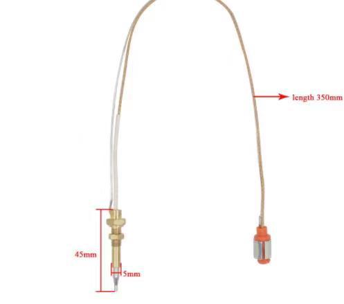 Mayorista engrosado SABAF SABAF cocina de gas accesorios horno termopar 350MM aguja de inducción