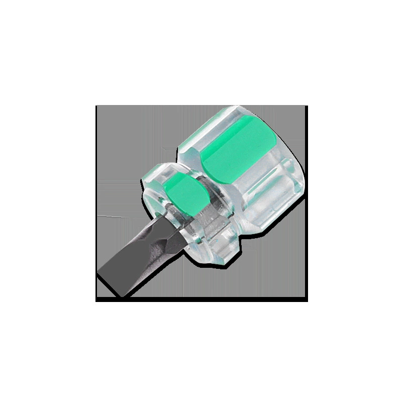 Короткая отвертка, отвертка с короткой ручкой и морковной головкой, толстый крест, выдвижная мини-маленькая отвертка двойного назначения с цветком сливы