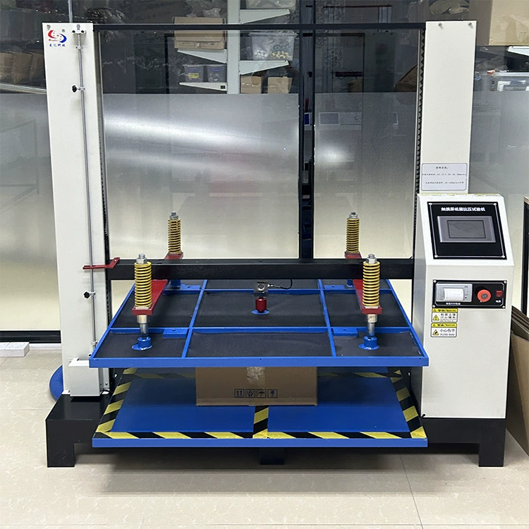 Тестер для проверки устойчивости картонных коробок с сенсорным экраном, тестер сжатия картонной упаковки, производитель тестеров для проверки устойчивости картонных коробок