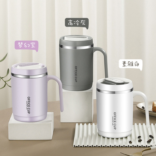 Amazon 316 stainless steel mug double layer household tea cup office couple coffee cup 304 water cup gift