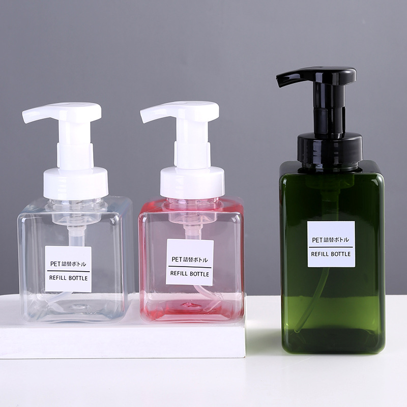 Mousse espumante botella desinfectante de manos botella de champú de espuma botella de espuma de tipo prensa limpiador facial Dispositivo de espuma