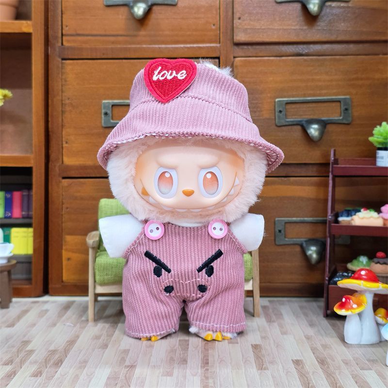 17cm 新作ベビー服 ラブブ ドレスアップ服 第1世代・第2世代・第3世代 人形オーバーオール 在庫あり かわいい 超かわいいセット|undefined