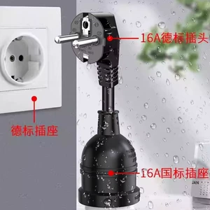 16A Avropa standartından GBT fişinə, elektrikli avtomobil doldurma tapançası adapter kabeli 230V