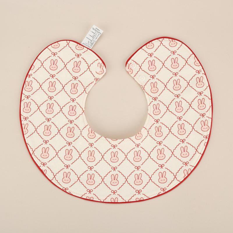 Babero Reversible Giratorio de 360 Grados para Bebés de Algodón Absorbente image 13