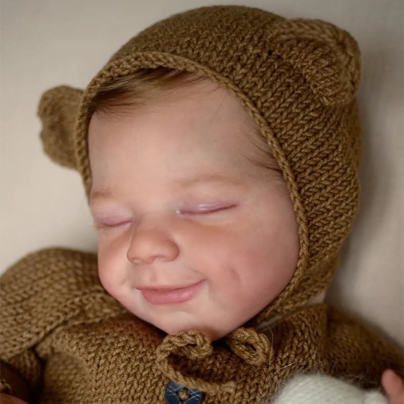 Muñeca Bebé Reborn Realista NPK de 49 cm, April, Suministro de Comercio Electrónico Transfronterizo, Dropshipping, Amazon