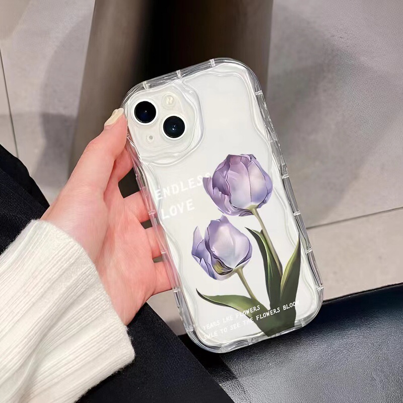 新鮮な花柄のiPhoneケース、Apple 15 Pro、16 Pro Max、iPhone 17、15、13対応、女の子向け、越境販売|undefined