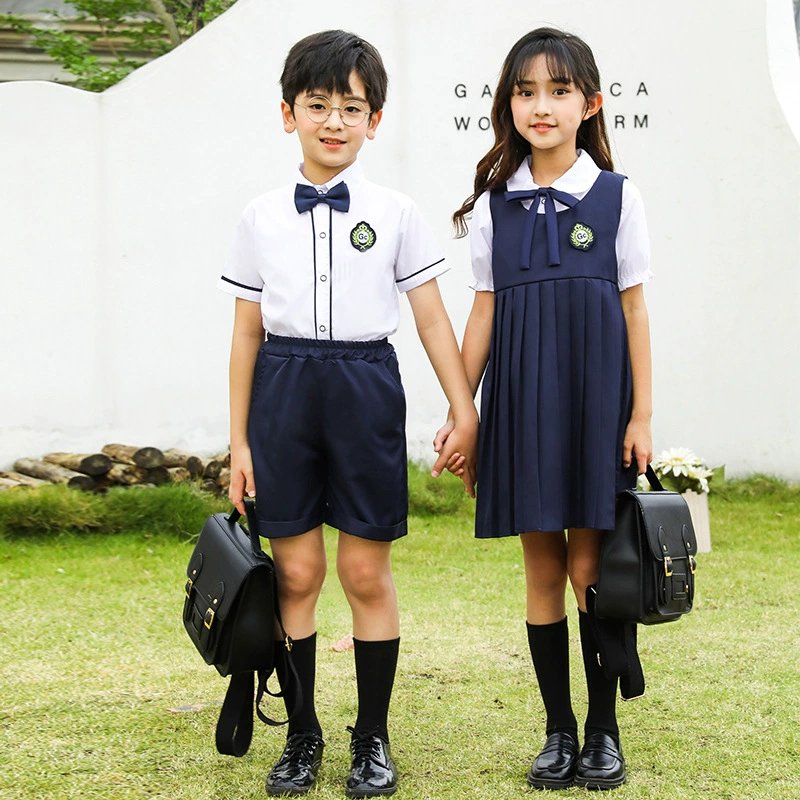 Детский костюм для детского хора 1 июня Костюм для мальчиков и девочек Костюм принцессы с плиссированной юбкой Одежда для занятий в детском саду Одежда для выступлений