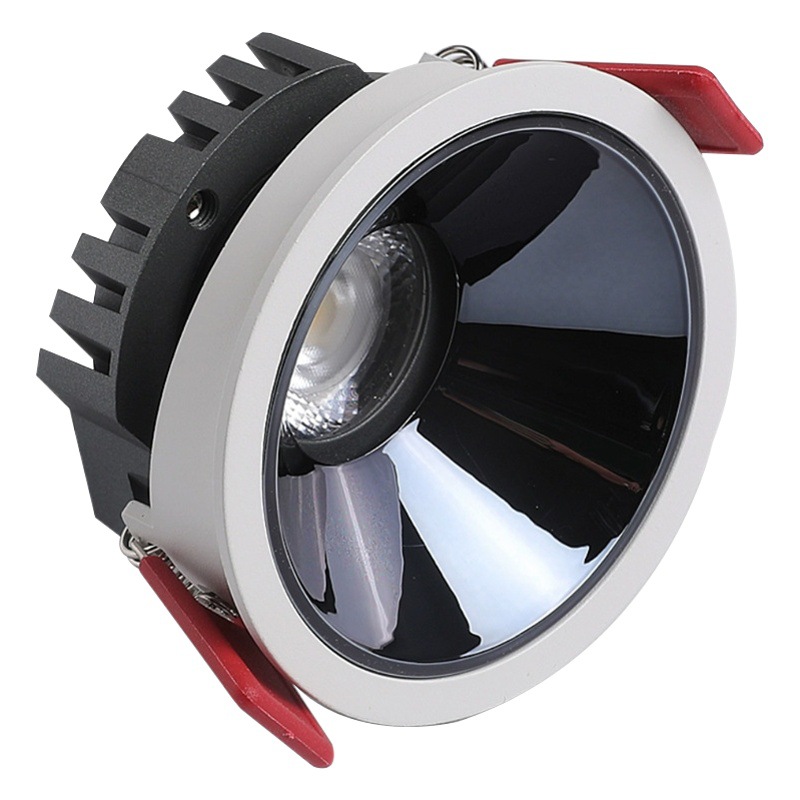 Spotlight pequeña colina COB profundo anti-deslumbrante ultra-Delgado LED sin cabeza incrustado techo bajo ingeniería del hogar de alta pantalla lámpara de lavado de pared