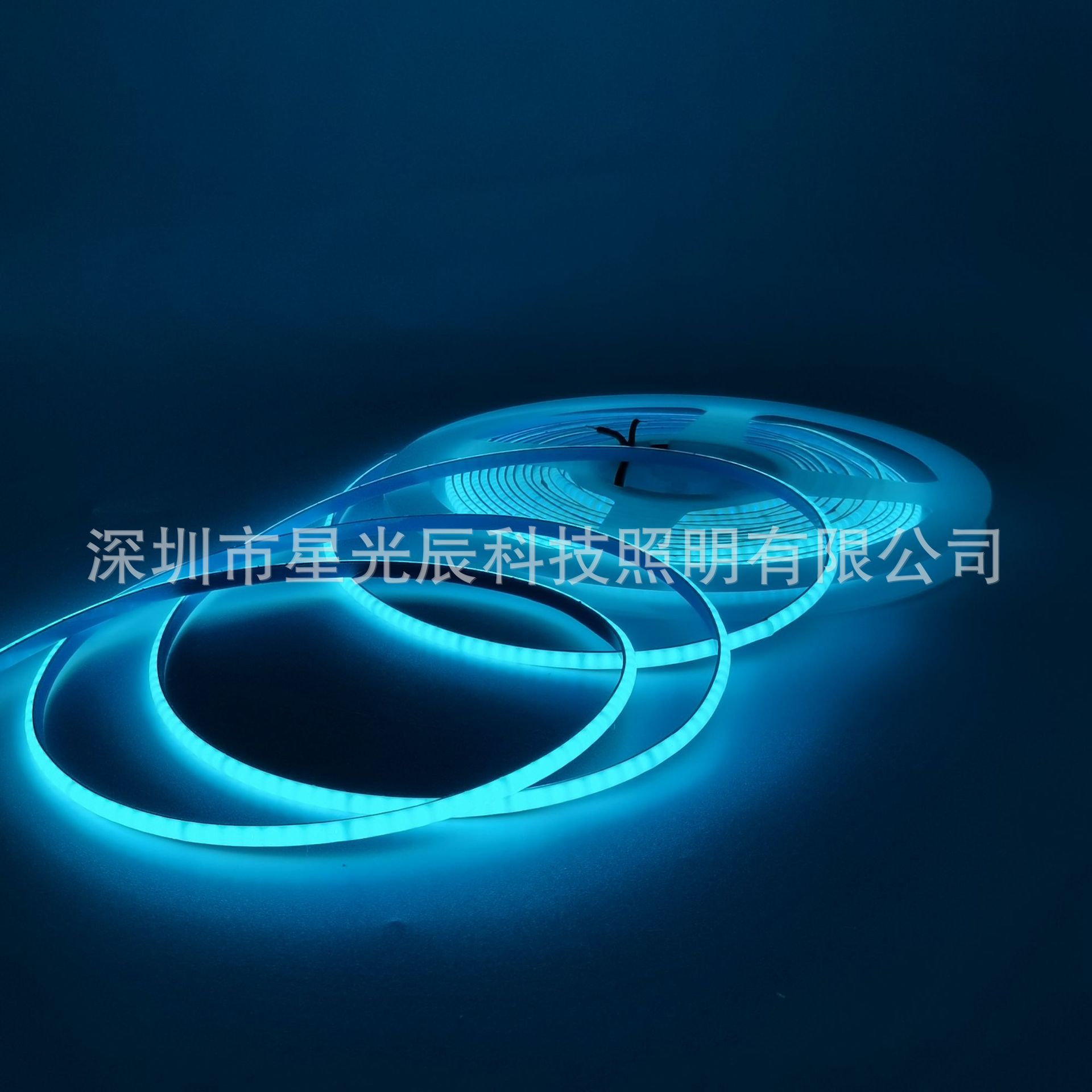 Ice blue light