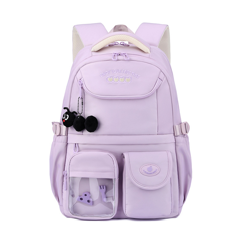 Mochila estilo campus japonés hermosa, mochila de alta capacidad, mochila de estudiantes de tercer a sexto grado.