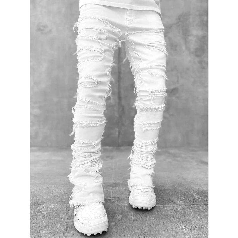 Stretchy Vintage Be Stacked Jeans For Men Premium Raw|undefined