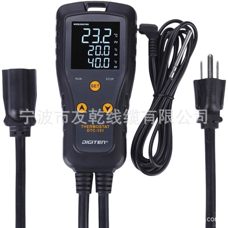 Temperature Controller Dtc151 Plug-In Thermostat Temperature Controller, Suitable for Heating Pads Temperature Controller Dtc151 Plug-In Thermostat Temperature Controller, Suitable for Heating Pads