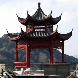 亭子;景观工程项目;户外花架