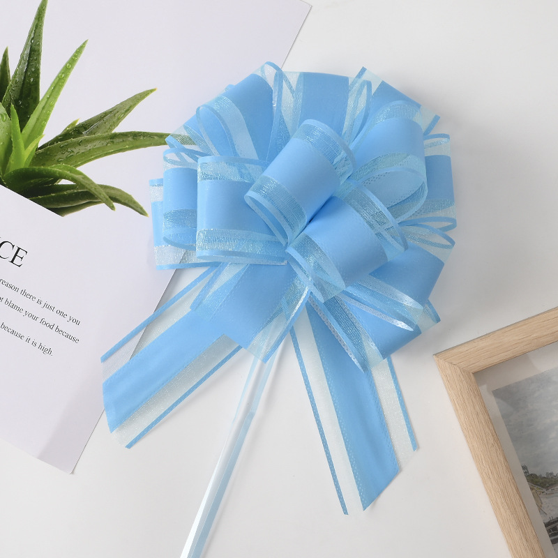Transfronterizo para 50 hilo de nieve de doble capa simple elegante tridimensional mano esférica tirar flor boda coche Navidad Año Nuevo regalos image 12