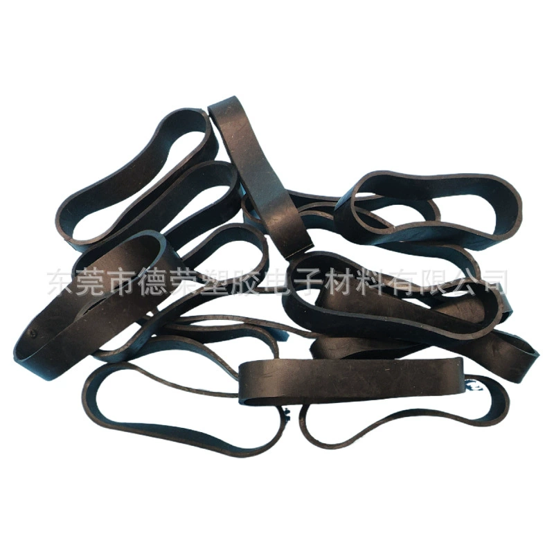 Black silicone hair rope, rubber pack dust-free, electronic anti-static electric rubber rings