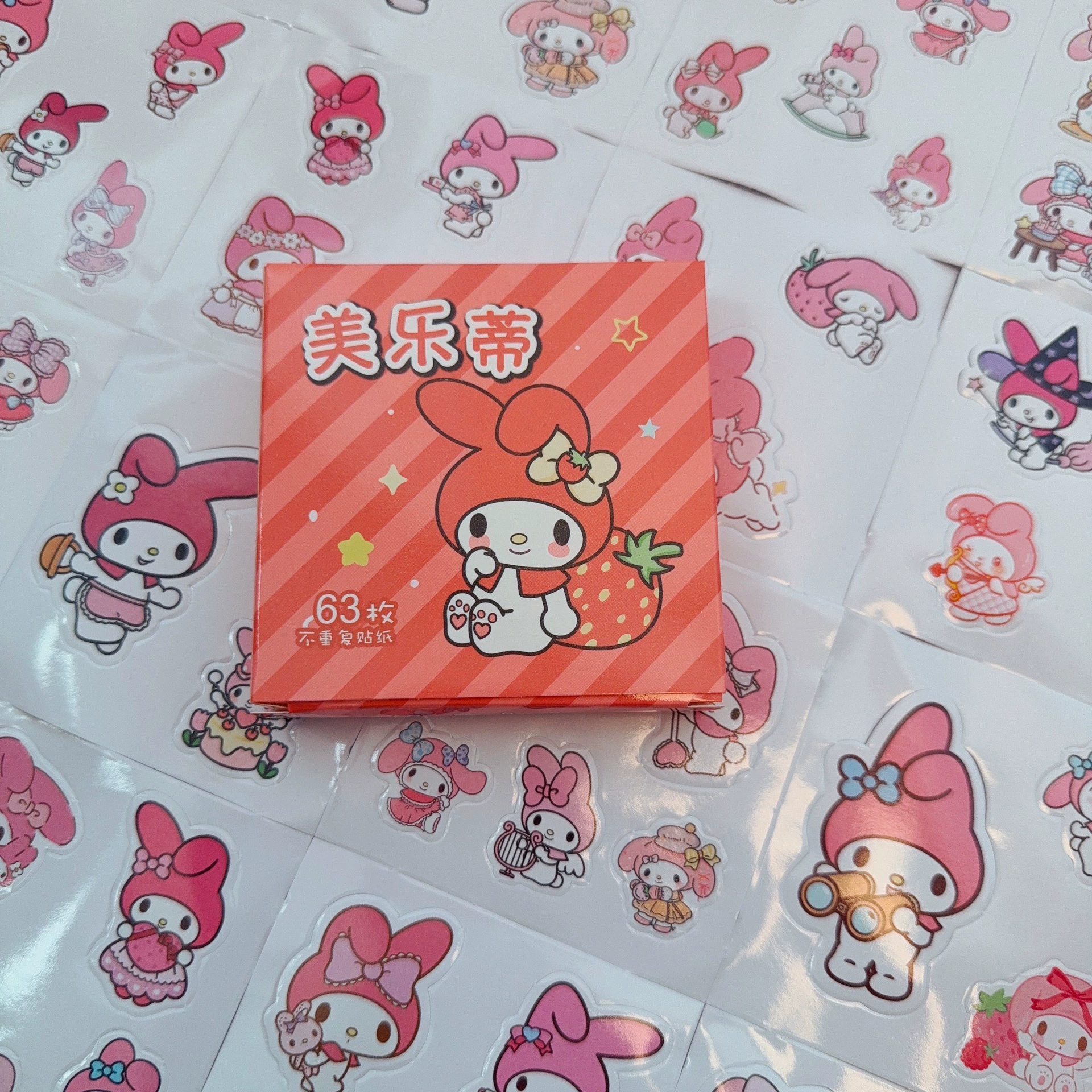 Стикер Sanrio водонепроницаемый резервуар Lomi Hello Kitty кот детские наклейки большие уши пудинг собака масло медведь