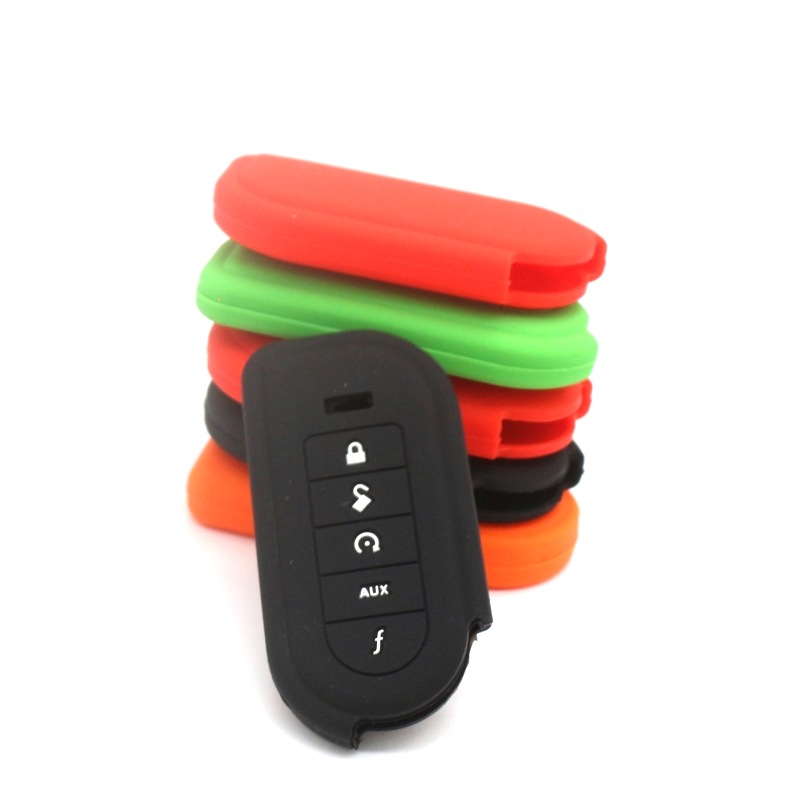 Russian protective cover car key cover silicone anti-theft device protective cover multi-color factory spot
