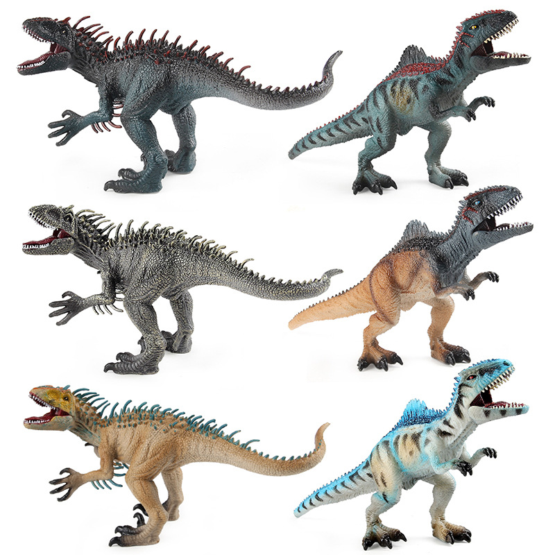 Juguetes de dinosaurios de exportación transfronteriza Triceratosaurus velociraptor Sur Zoosaurus modelo de animales juguetes ornamentales