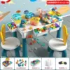 Extra -large extended table+2 chair +190 large particles+4 increase 4 storage