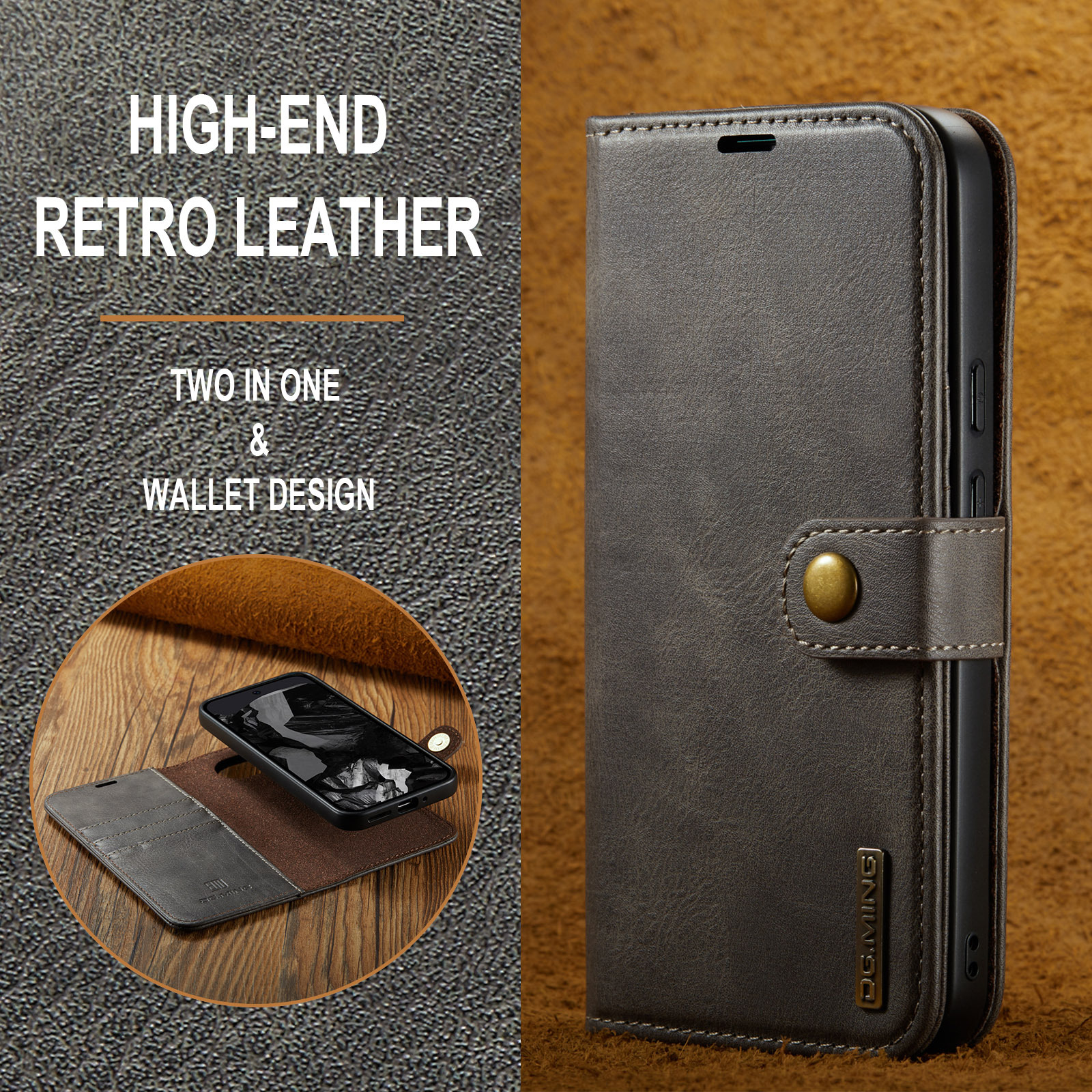 Zwei-in-Eins-Gehäuse für Google Pixel 9 Pro XL Pixel 9 Pro Magnetgehäuse_voghion.com