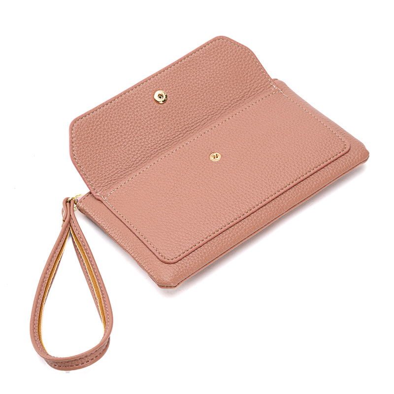 Cartera de las mujeres nuevo 2023 largo multifuncional embrague textura multi-Tarjeta billetera de gran capacidad cartera teléfono bolsa