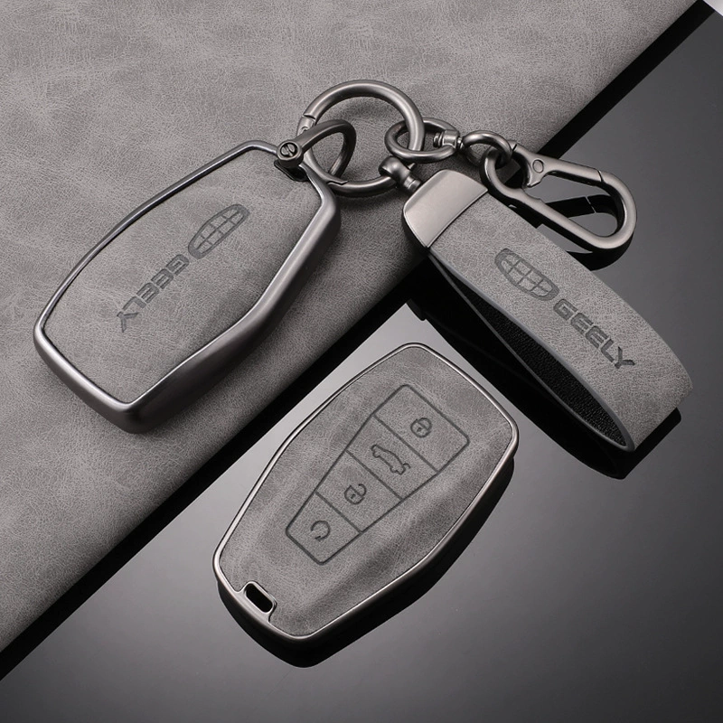 Подходит для Geely Emgrand Keyl Key Keyches Все включено TPU Кожаный рисунок Xingrui L Boyue PRO XingyueL (Monjaro) Защитная оболочка