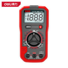 Deli/得力掌上型带测温数字万用表温度仪器仪表 DL33A+33B+33C+