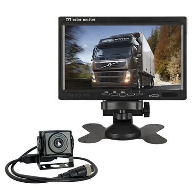 Bus Hd Night Vision Camera Car 7inch Ahd Monitor Reversing Image Truck Driving Recorder (Car display) - 7inch-ahd-single-channel