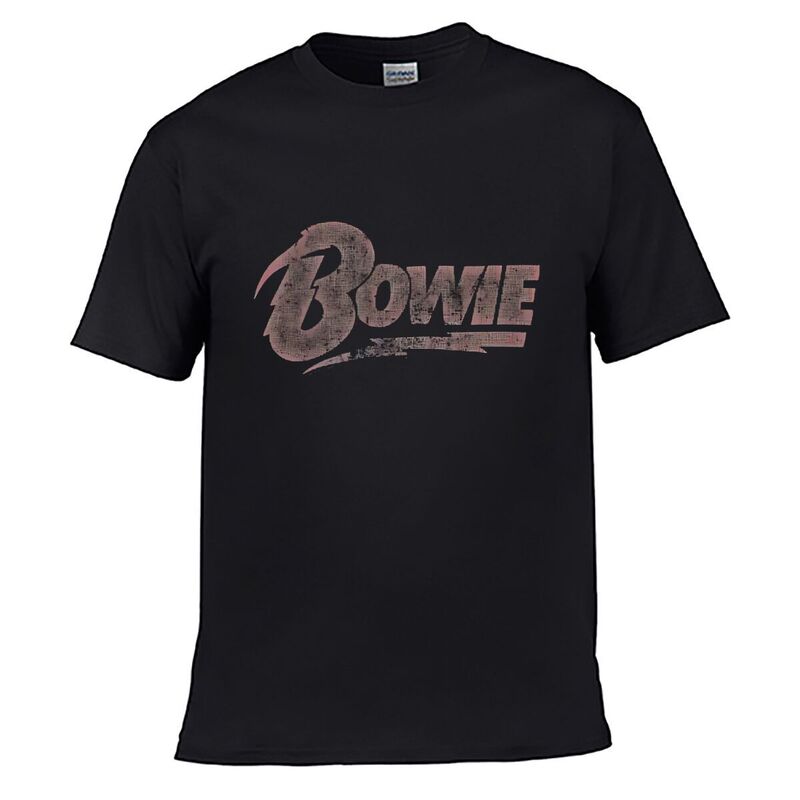 Bowie Printed Men's T-Shirt Pure Cotton Loose Short-Sleeved Top 2026 Autumn Breathable Round Neck Bottoming Shirt for Men Bowie Printed Men's T-Shirt Pure Cotton Loose Short-Sleeved Top 2026 Autumn Breathable Round Neck Bottoming Shirt for Men