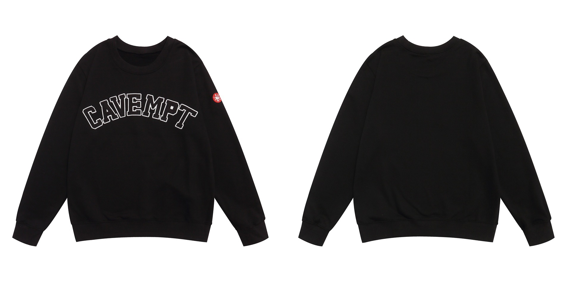 Cav Empt Sweatshirt Outline Arch Logo Black