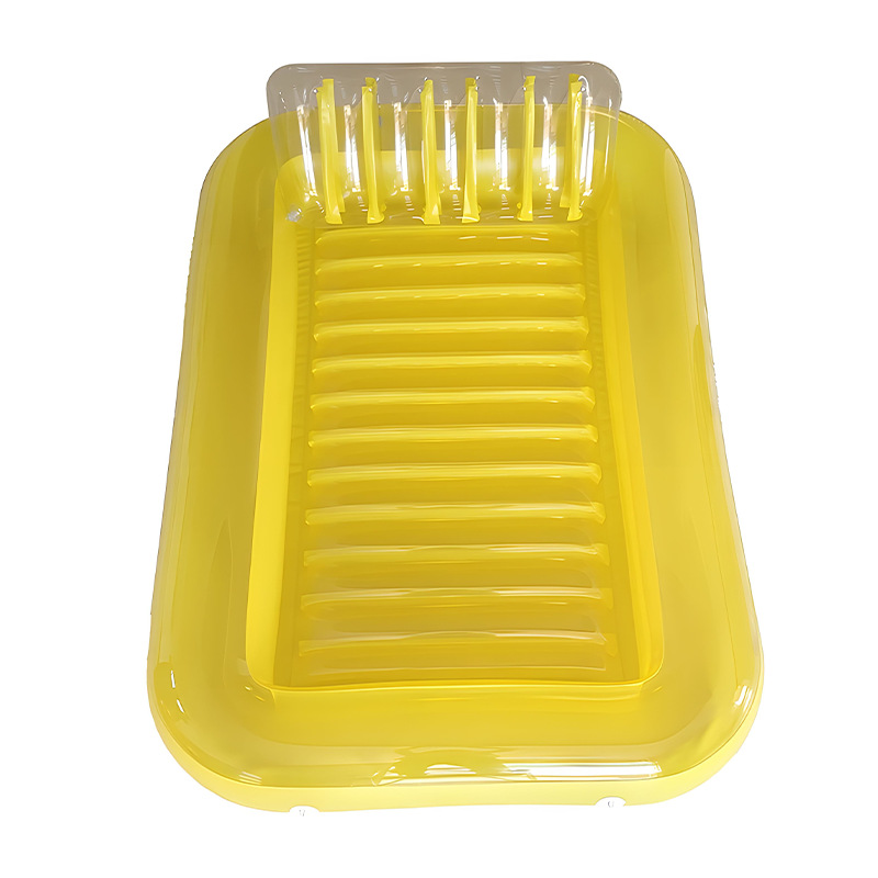 Colchoneta inflable para agua, balsa flotante creativa, anillo de natación, juguete acuático, cama de agua inflable, plegable, transfronterizo
