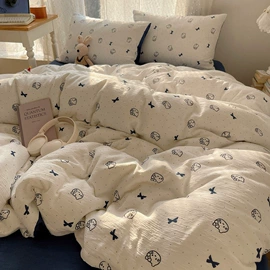 四件套;床罩床笠;枕套