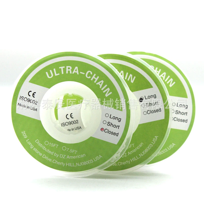 Стоматологические ортодонтические резиновые цепи резиновые кольца тяговые эластичные кольца длинные и средние короткие прозрачные резиновые цепи корректирующий материал