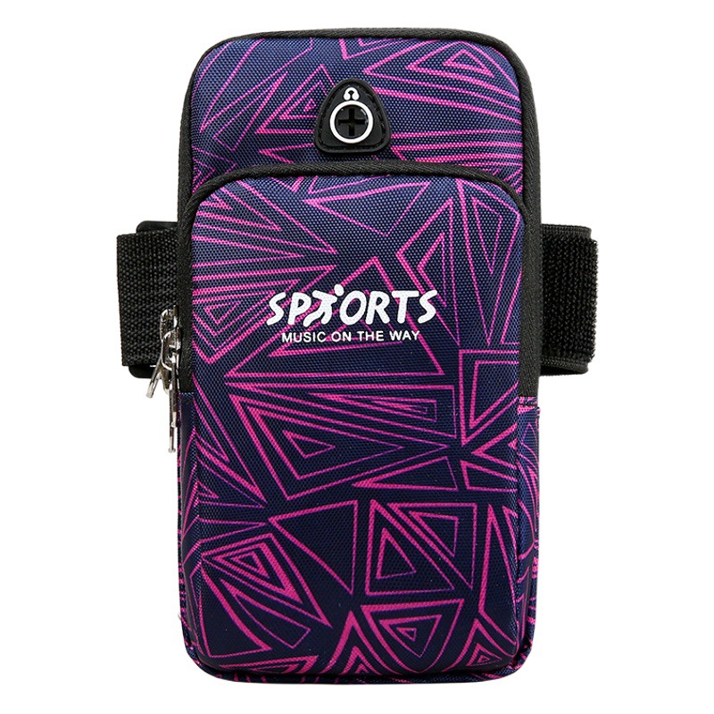 Running mobile phone bag morning running mobile phone universal wrist bag outdoor fitness arm bag mobile phone bag waterproof sports arm bag