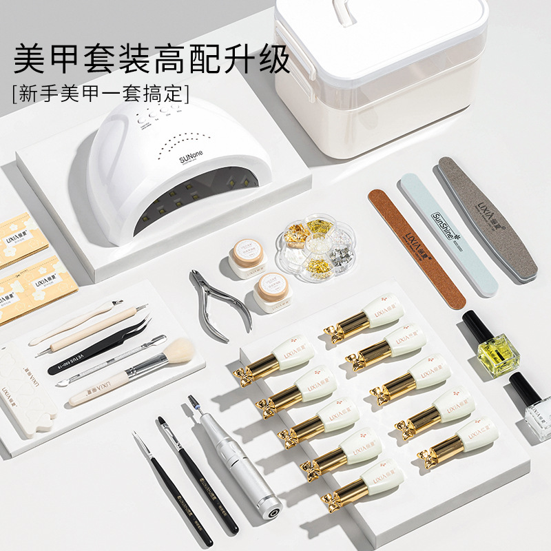 Nail art tools suit novice full set of shop nail polish glue beginners suit professional nail art shop special wholesale Nail art tools suit novice full set of shop nail polish glue beginners suit professional nail art shop special wholesale