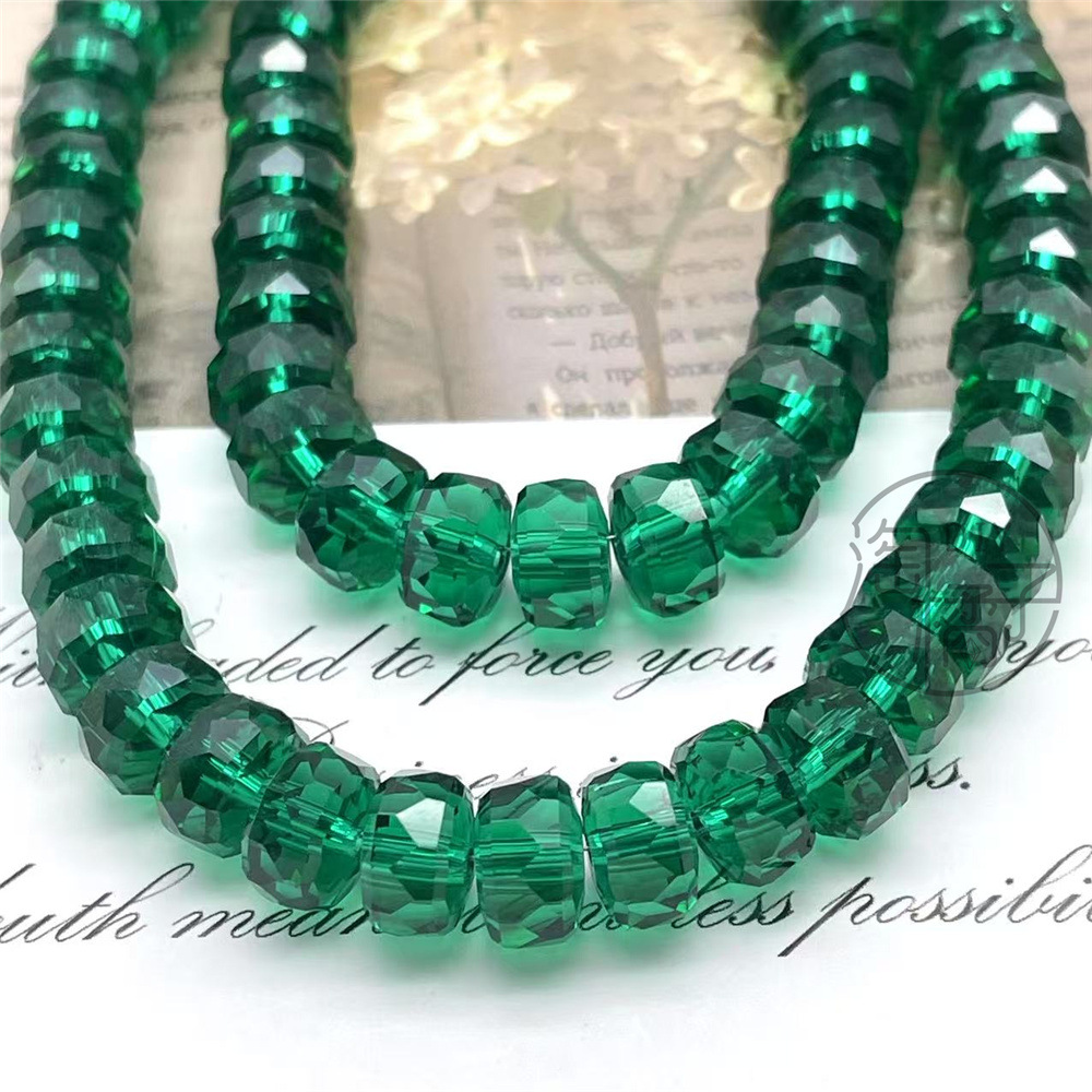 8mm Rainbow Wheel Jingjing Diy Jewelry Este embrión Vidrio Cristal Jewelry Pulsera Collar Moda Jewelry Accesorios dispersos