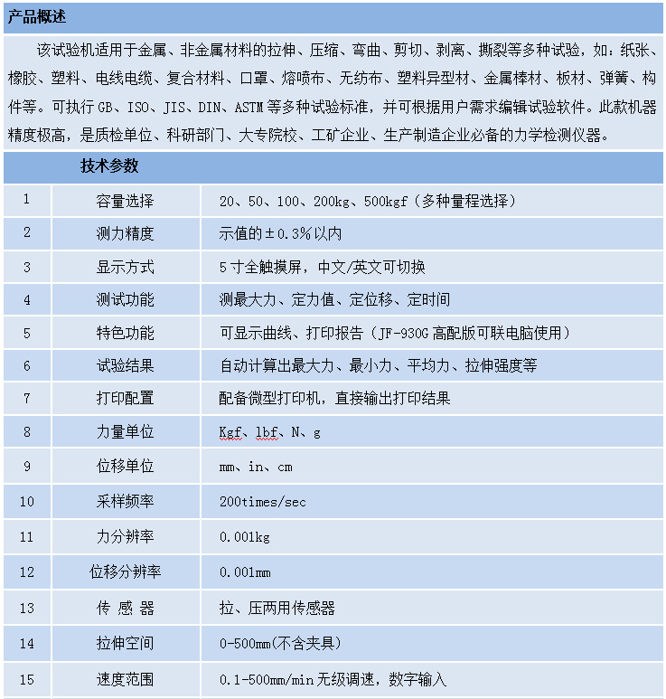 JF-930C 拉力试验机1