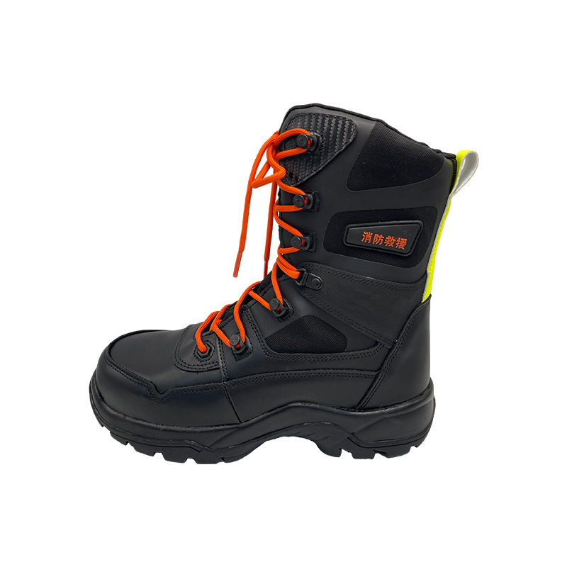 Botas de rescate forestal contra incendios, botas de combate de rescate contra incendios, bomberos, entrenamiento de escalada de cuerda, zapatos ultraligeros antideslizantes image 8