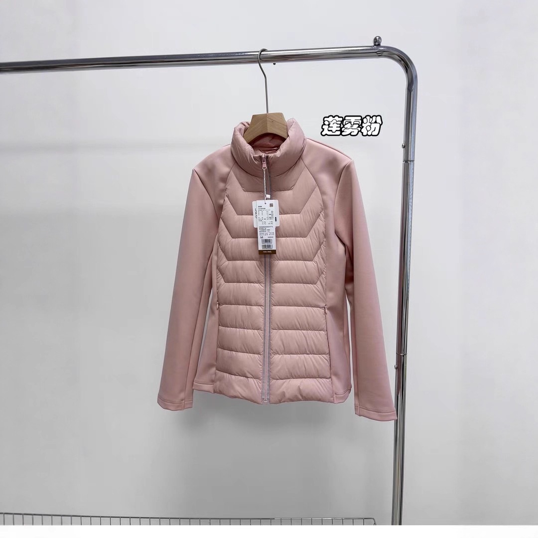 2025 Autumn and Winter Stand Collar 90 White Duck down Slim Fit Easiest for Match Short down Jacket Outdoor Yoga Warm Jacket for Women