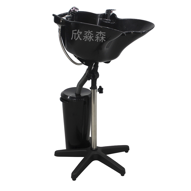 Cuenca de asiento con cubo de lavado conveniente transfronterizo cubo de lavado salón de cabello elevación salón de lavado de cabello móvil al por mayor vertical franqueo