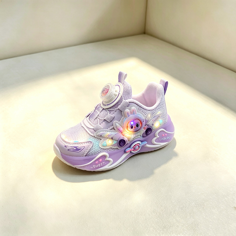 27-32 Tamaño pequeño oso doble red zapatos deportivos de primavera para niños zapatos de carreras de niñas rabubu