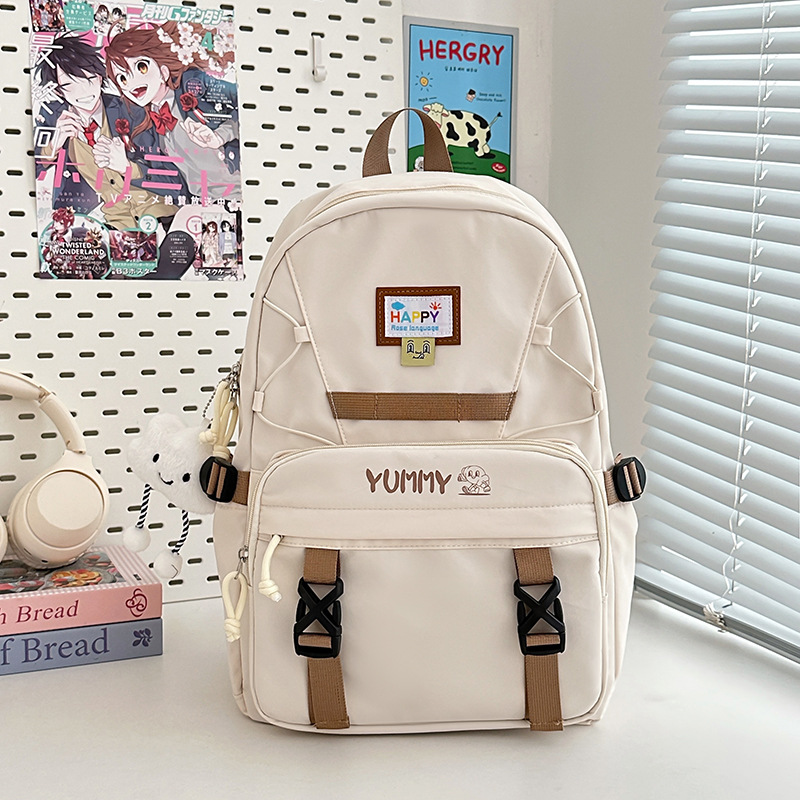 Mochila escolar de gran capacidad para mujer, estudiante de secundaria de todo fósforo, mochila para estudiantes universitarios, mochila escolar para estudiantes de marca de moda simple de Mori