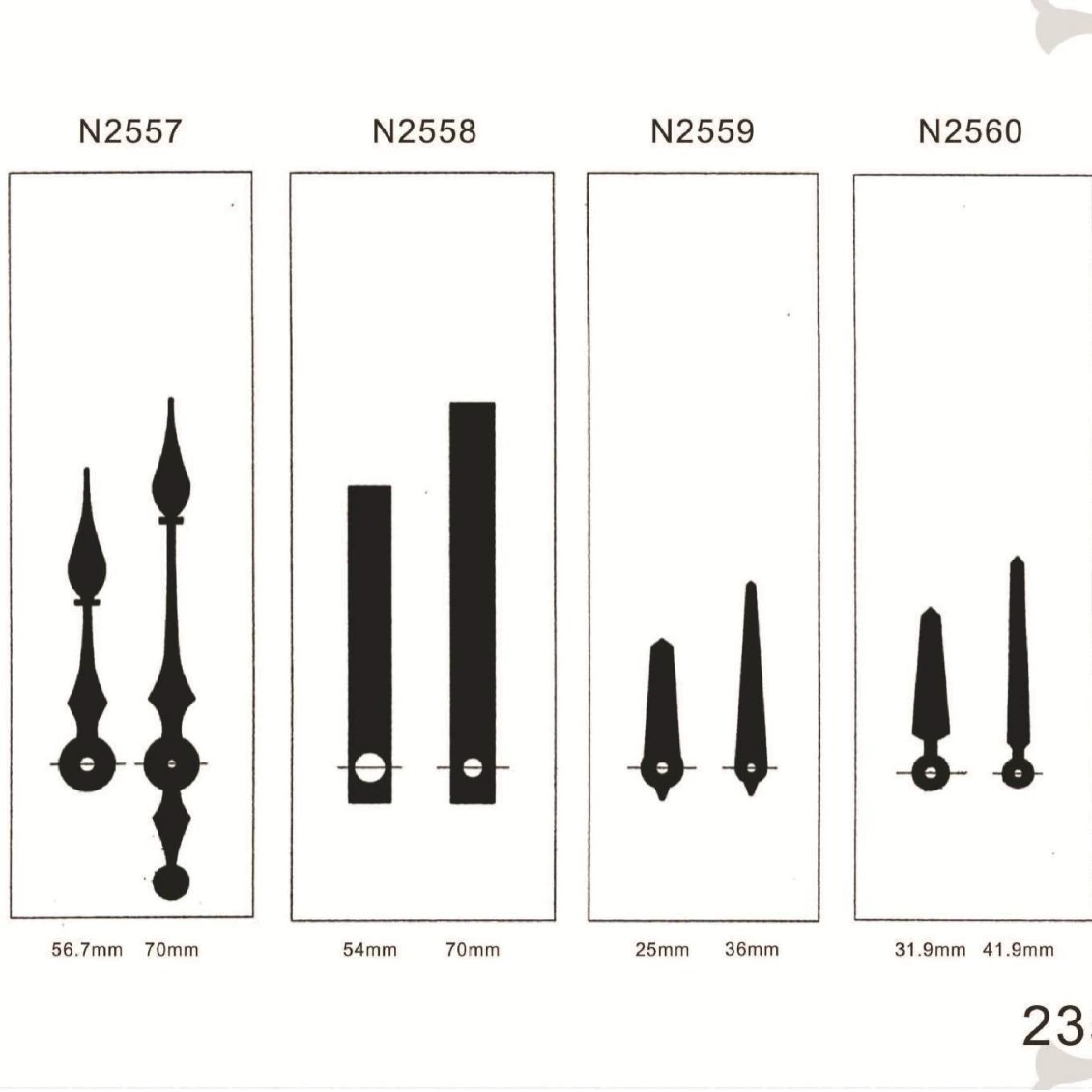 Hongkang кварцевые часы указатель часов Чистые медные часы