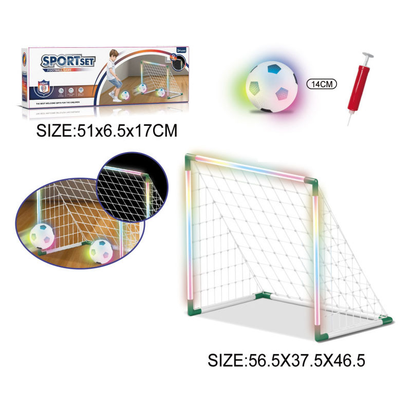 Cross-border new LED night lights football basketball golf ladder ball football sandbag throw catch tennis racket